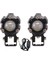 Offroad Sis Lambası Beyaz-Sarı (6.5 cm x 4.5cm 6.5cm ) 10W 12-80V Set / LASS347 5
