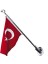 Klasik Duvar Tipi Bayrak Direği (120 cm Boy) 1