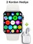 Ultra 9 Max Akıllı Saat + Bluetooth Kulaklık Set (42MM - 2 Silikon Kordon ) 1