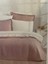 Modern Yatak Örtüsü Seti 9 Parça Pudra 2