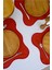 4'lü Kırmızı Flow Duck Keten Yıkanabilir Leke Tutmaz Biyeli Supla Amerikan Servis 40X50 cm 2