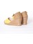 Gerçek Elişi Burnu Hasır Dolgu Topuk Sarı Keten Hasır Espadril Handmade 3