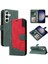 Samsung Galaxy S25 Benzersiz Patchwork Renk Pu Deri Yüksek Için Flip Case (Yurt Dışından) 1