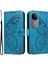 Vıvo V50 5g Kabartmalı Kelebek Ayrılabilir El Kayışı Ile Flip Case (Yurt Dışından) 1