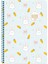 Kawaii Çizgili Stickerli Defter | 16,5 x 22,5 cm | Spiralli – 80 Yaprak 1