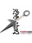 Elite 2 Adet Klasik Ninja Hareketli Minato Kunai Anime Figür Naruto Rulmanlı 17 cm 1 Adet 2
