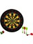 Elite 67898 Çocuklar Için Güvenli Cırt Cırtlı Dart Oklu ve Yapışan Toplu 36 cm Dart Spor Aktivite Oyun Set 1 Adet 1