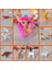 Elite Hayvan Figür Set 4-5cm, Paket 12 Adet Karışık Hayvan Figürleri 1 Adet 1