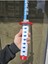 Elite Giyu Tomioka Katana Sword Kılıç 95 cm Sağlam Plastik Açılıp Kapanabilen Katana Demon Slayer 1 Adet 2