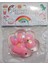 Elite Işıklı Şeffaf Pati Squishy Pullu Yumuşacık 6 cm Pati Sukuşi Pembe Mor Beyaz Yeşil Y058 1 Adet 3