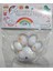 Elite Işıklı Şeffaf Pati Squishy Pullu Yumuşacık 6 cm Pati Sukuşi Pembe Mor Beyaz Yeşil Y058 1 Adet 4