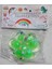 Elite Işıklı Şeffaf Pati Squishy Pullu Yumuşacık 6 cm Pati Sukuşi Pembe Mor Beyaz Yeşil Y058 1 Adet 5