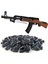 Elite Boncuk Atan AK47 Oyuncak Tüfek + 40 Adet Boncuk 1 Adet 1