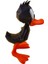 Elite Daffy Duck Figür - 3D Karakter Oyuncak 1 Adet 3