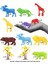 Elite Toy Play 24 Parça Renkli Mini Vahşi Hayvanlar ve Çiftlik Hayvanları Figür Seti 4-6 cm SKU669-676 1 Adet 2
