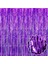 Mor Renk Ekstra Metalize Parlak Saçaklı Arka Fon Perde 1x2 Metre (4887) 3