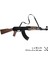 Elite Metal Ak-47 Kalaşnikof Kapsül Patlatan Saldırı Tüfeği Silah Seti 1 Adet 2