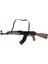 Elite Metal Ak-47 Kalaşnikof Kapsül Patlatan Saldırı Tüfeği Silah Seti 1 Adet 5
