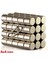 4x4 mm Neodyum Mıknatıs 200 Adet, Yuvarlak, Nikel Kaplamalı 2
