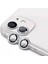 Apple iPhone 11 / Apple iPhone 12 /apple iPhone 12 Mini Uyumlu Gümüş Swarovski Taşlı Kamera Lensi Koruyucu 4