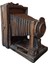 Vintage Körüklü Fotoğraf Makinesi Görünümlü Metal Biblo & 13X12X7 cm 2