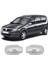 Dacia Logan Uyumlu 2004-2010 Ayna Kapağı 2 Parça Abs Krom Kaplama 1
