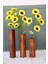 Ahşap Set Dekoratif Vazo , Kuru Çiçek Vazosu , Biblo Vazo 40-50-60 cm 1