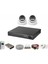 2'li Dome Kamera Seti 2 Mp 3.6mm Full Color Serisi 1
