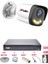 1 Kameralı 4 Warm LED Gece Renkli Görüş-Cepten Izle-Su Geçirmez Güvenlik Kamerası Seti 320GB 1