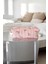Pembe Çizgili Kiraz Desenli Dyson Airwrap Uyumlu Saç Şekillendirici Çantası | Makyaj ve Kozmetik Organizer | Fermuarlı, Pamuklu Astarlı, 35X14X12 cm 10