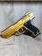 Elite Gold ve Gümüş Renk Boncuklu Oyuncak Tabanca 1 Adet 1 Adet 1