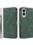 Samsung Galaxy S25 Kenar Cilt Hissediyorum Deri ve Buzlu Tpu Için Flip Case (Yurt Dışından) 1
