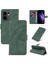 Oppo Reno 13F Cilt Hissediyorum Deri ve Buzlu Tpu Kavisli Çizgi Için Flip Case (Yurt Dışından) 1