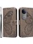 Vıvo V50 5g Kabartmalı Kelebek Ayrılabilir El Kayışı Ile Flip Case (Yurt Dışından) 4