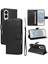 Kart Yuvası Yüksek Kaliteli Deri Ile Samsung Galaxy S25 Kenar Için Flip Case (Yurt Dışından) 5