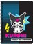 Kuromi Kareli Defter | 16,5 x 22,5 cm | Spiralli – 80 Yaprak 1