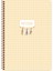 A4 Çizgili Stickerli Spiralli Pötikare Defter | 80 Yaprak 1