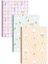 Kawaii Çizgili Stickerli Defter Seti 3 Adet | 16,5 x 22,5 cm | Spiralli – 80 Yaprak 1