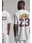 Unisex King 23 Le Bron James Sırt Baskılı Tişört, Oversize Basketbol Temalı T-Shirt 1