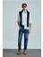 Salvator Smart Jean Erkek Pantolon Slim Fit Mavi 4