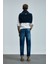 Salvator Smart Jean Erkek Pantolon Slim Fit Mavi 6