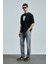 Zeno Smart Jean Erkek Pantolon Slim Fit Antrasit 1