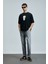 Zeno Smart Jean Erkek Pantolon Slim Fit Antrasit 4