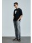 Zeno Smart Jean Erkek Pantolon Slim Fit Antrasit 5