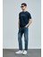Bruno Smart Jean Erkek Pantolon Slim Fit Mavi 5