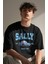 Unisex Arabalar Sally Est 2002 Baskılı Tişört, Oversize Cars Film Temalı T-Shirt 2