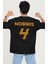 Oversize Lando Norris 4 F1 Sırt Baskılı Tişört, Unisex Formula 1 Temalı T-Shirt 3