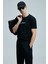 Blaze Modern Grafik T- Shirt Siyah 2