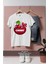 Oversize Cherry Season Kiraz Tasarımlı Unisex T-Shirt 1