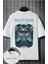 Unisex Marilyn Manson Guitar Sırt Baskılı Tişört, Oversize Rock Band Temalı T-Shirt 1